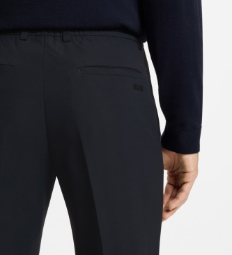 BOSS Calça Goc Birdie azul-marinho