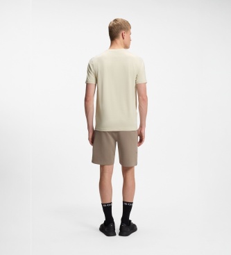 BOSS Light beige Active T-shirt