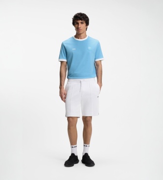 BOSS Camiseta con bandera azul claro