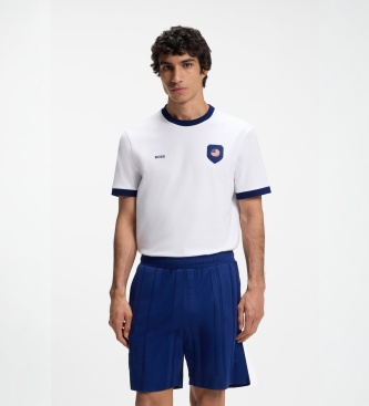 BOSS Maillot avec drapeau blanc