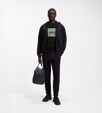 BOSS T-shirt Carbon Logo sort