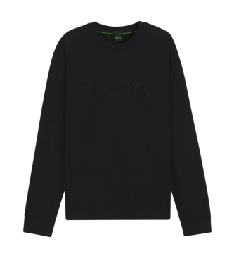 BOSS Czarna bluza Cord Long