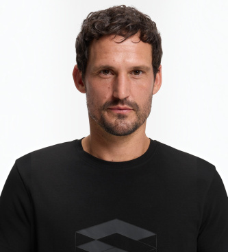 BOSS Zwart T-shirt met grafische print