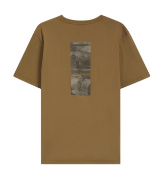BOSS T-shirt Icons70 Grx marron moyen