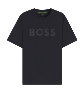 BOSS Camiseta com logo marinho
