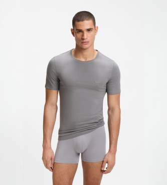 BOSS Set 3 T-Shirts Classic weiß, beige, grau