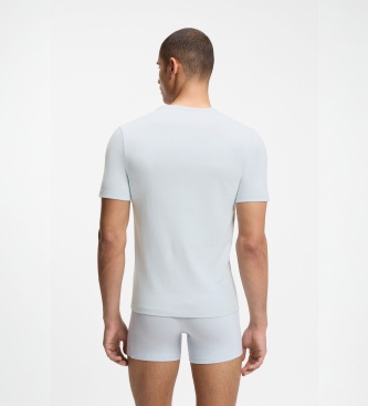 BOSS Set 3 T-Shirts Classic blau, weiß