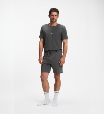 BOSS T-Shirt mittelgrau