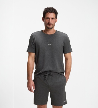 BOSS T-Shirt mittelgrau
