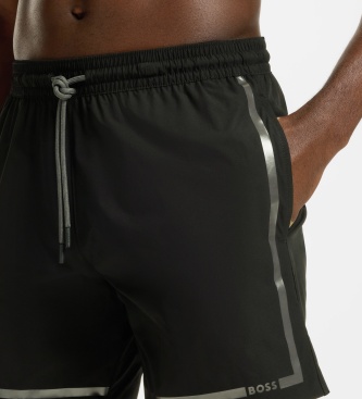 BOSS Vital Swim Shorts Black
