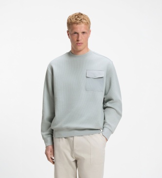 BOSS Grünes Urban-Sweatshirt