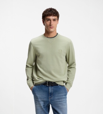 BOSS Sweatshirt Westart verde