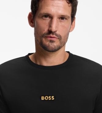 BOSS Tee-shirt manches longues Noël noir