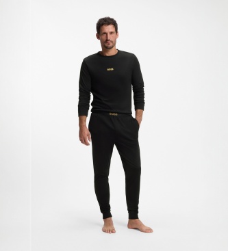 BOSS Tee-shirt manches longues Noël noir