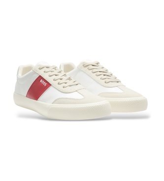 BOSS Sneaker in pelle Motion bianche