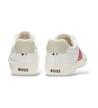 BOSS Sneaker in pelle Motion bianche