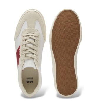 BOSS Sneaker in pelle Motion bianche