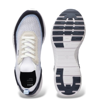 BOSS Hellblaue Motion-Sneaker