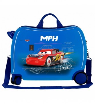 Joumma Bags Cars Rocket Racing children's suitcase blue -38x50x20cm