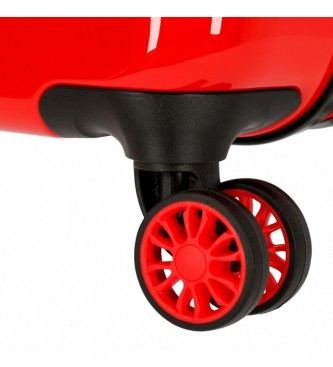 Joumma Bags Bote rouge rigide Cars Speed Trails -38x55x20cm