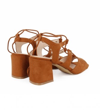 Chika10 Sandals Noelia 04 leather -Heel height: 9cm