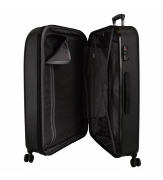 Movom Movom Riga Ensemble de bagages rigides noir -40x55x20cm/49x70x27cm/56x80x29cm