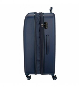 Movom Movom Riga Rigid Luggage Set azul escuro -40x55x20cm/49x70x27cm/56x80x29cm