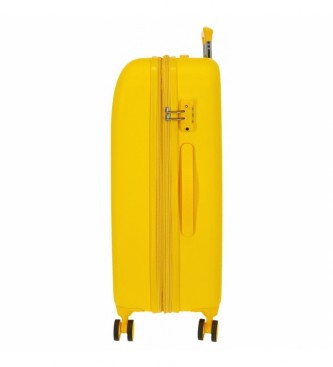 Movom Juego de maletas rígidas Movom Riga amarillo  -40x55x20/49x70x27cm-