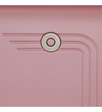 Movom Valise moyenne Movom Riga Rigid Pink -49x70x27cm
