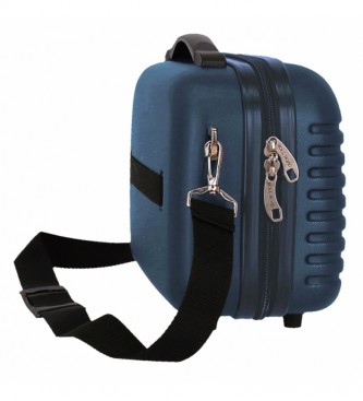 Roll Road ABS Roll Road India Adaptable Toilet Bag navy blue -29x21x15cm
