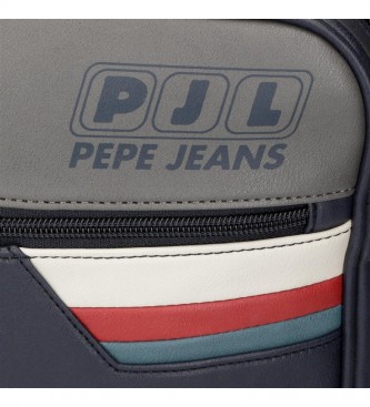 Pepe Jeans Trousse  crayons Pepe Jeans Eighties -22x7x3cm- Bleu