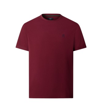 Hackett London T-shirt H Small Logo bordeaux