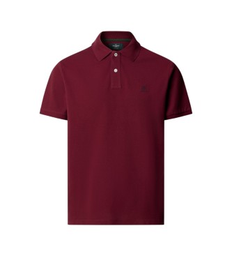 Hackett London Burgundy H Logo Polo