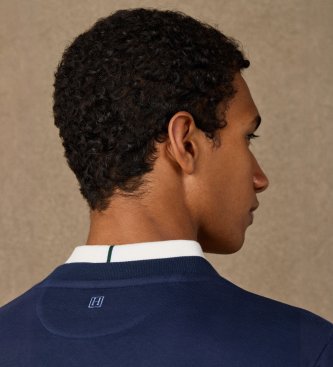 Hackett London Sweat H Crew bleu marine