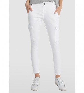 Lois Jeans Pantalones Multibolsillos Multi Bloog blanco