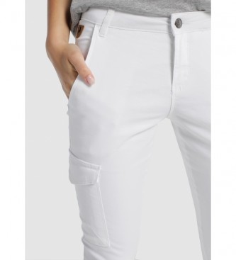 Lois Jeans Pantalones Multibolsillos Multi Bloog blanco