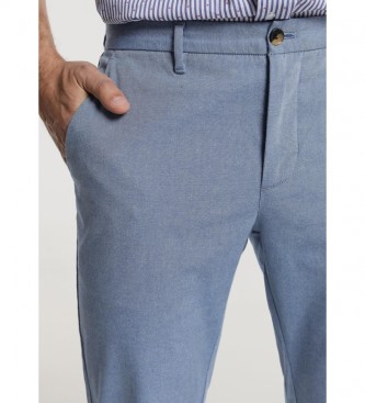 Bendorff Calças Blue Oxford Chino Trousers