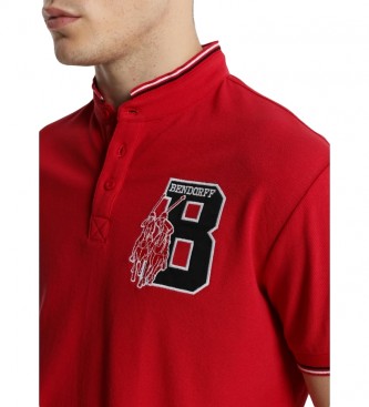 Bendorff Polo Pique Cuello Mao y Logo rojo