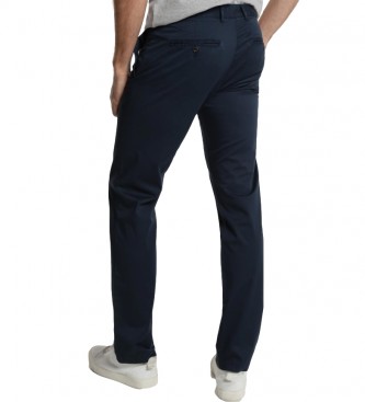 Bendorff Pantaloni chino elasticizzati blu scuro