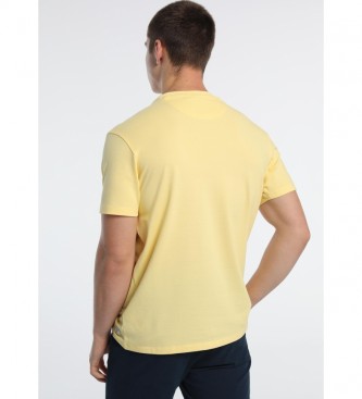 Six Valves Recycler le t-shirt jaune