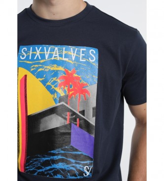 Six Valves T-shirt 118722 Bleu 