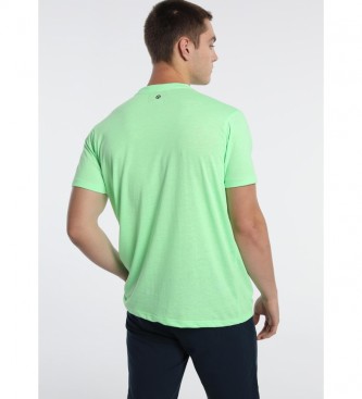 Six Valves T-shirt grfica verde