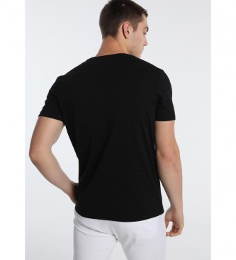 Six Valves Jackard T-shirt black 