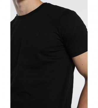 Six Valves Camiseta Jackard negro 