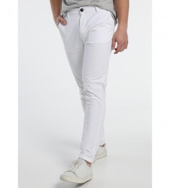 Six Valves Pantalon blanc Chino 