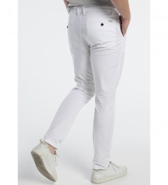Six Valves Pantaloni chino bianchi