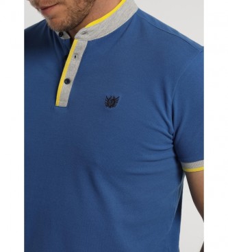 Bendorff Polo Mao Collar Short Sleeve azul