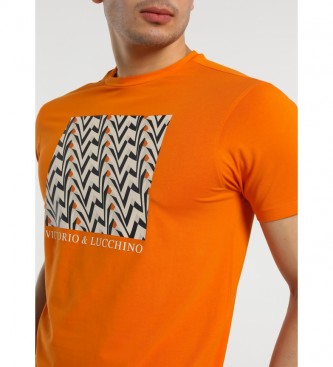 Victorio & Lucchino, V&L Camiseta Gráfica Étnico naranja