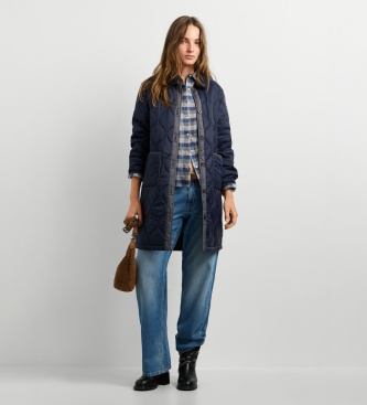 Pepe Jeans Casaco Nicole Longo marinho