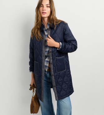 Pepe Jeans Casaco Nicole Longo marinho